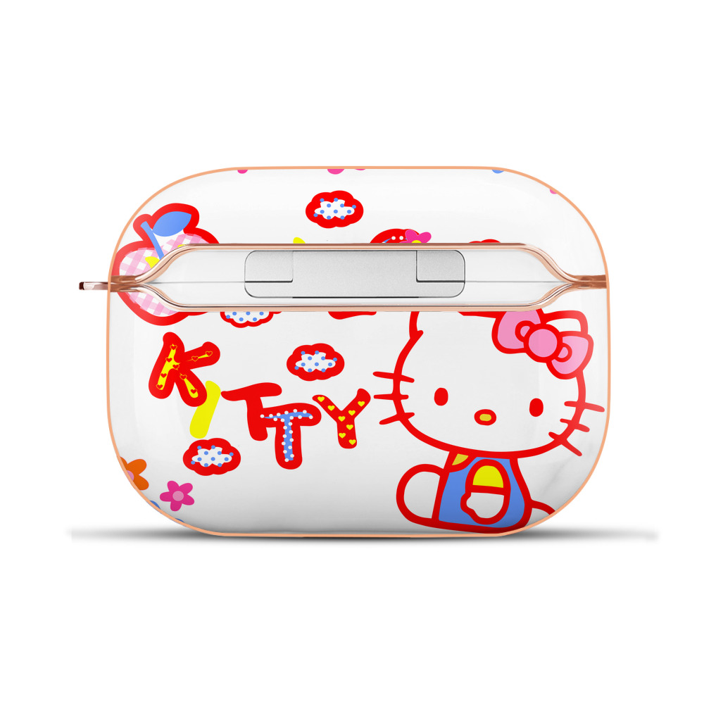 （画像用） Hello Kitty ハローキティ 【AirPods Pro用】ハードシェル保護ケース｜耐衝撃・防指紋・カラビナ付き商品仕様