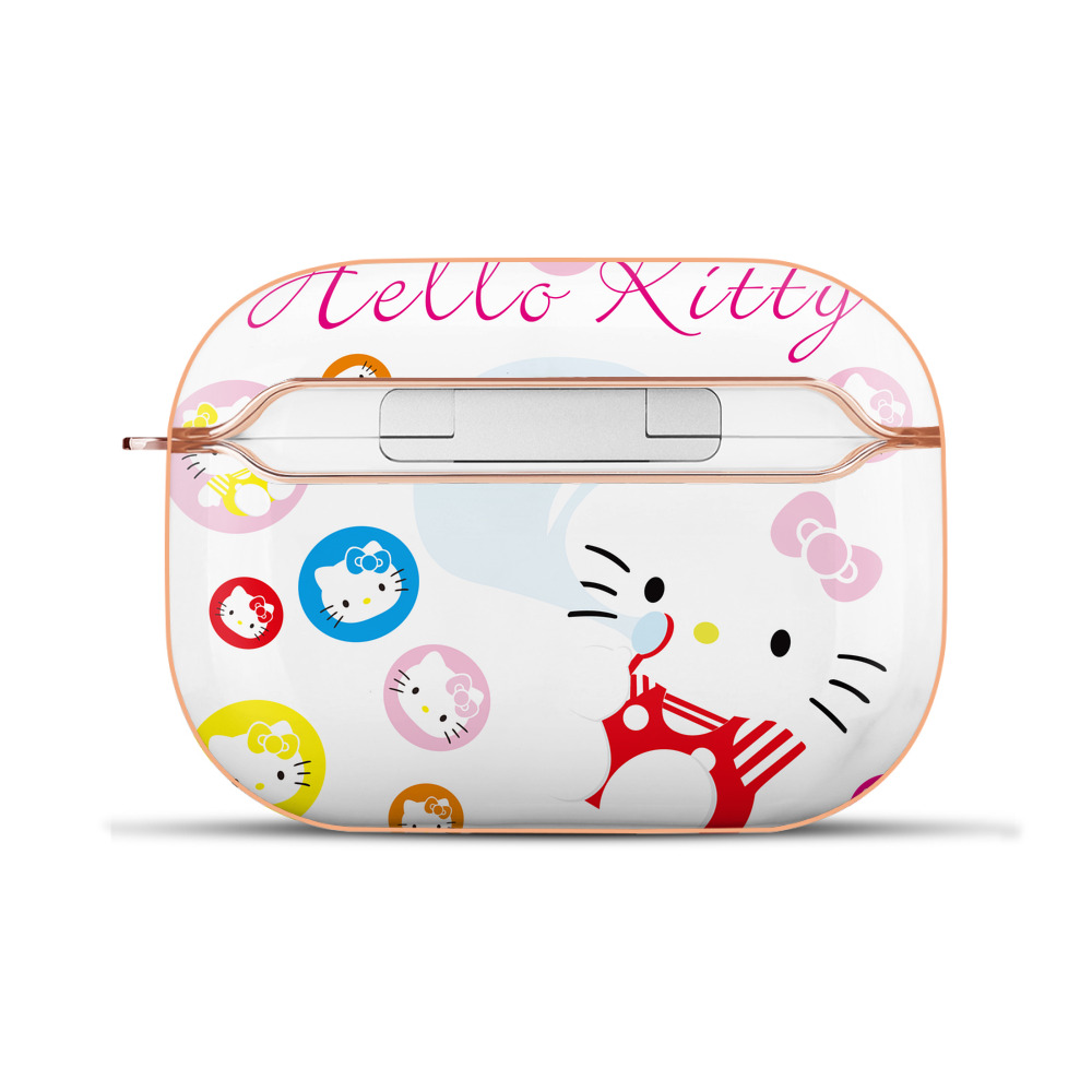 （画像用） Hello Kitty ハローキティ 【AirPods Pro用】ハードシェル保護ケース｜耐衝撃・防指紋・カラビナ付き商品仕様