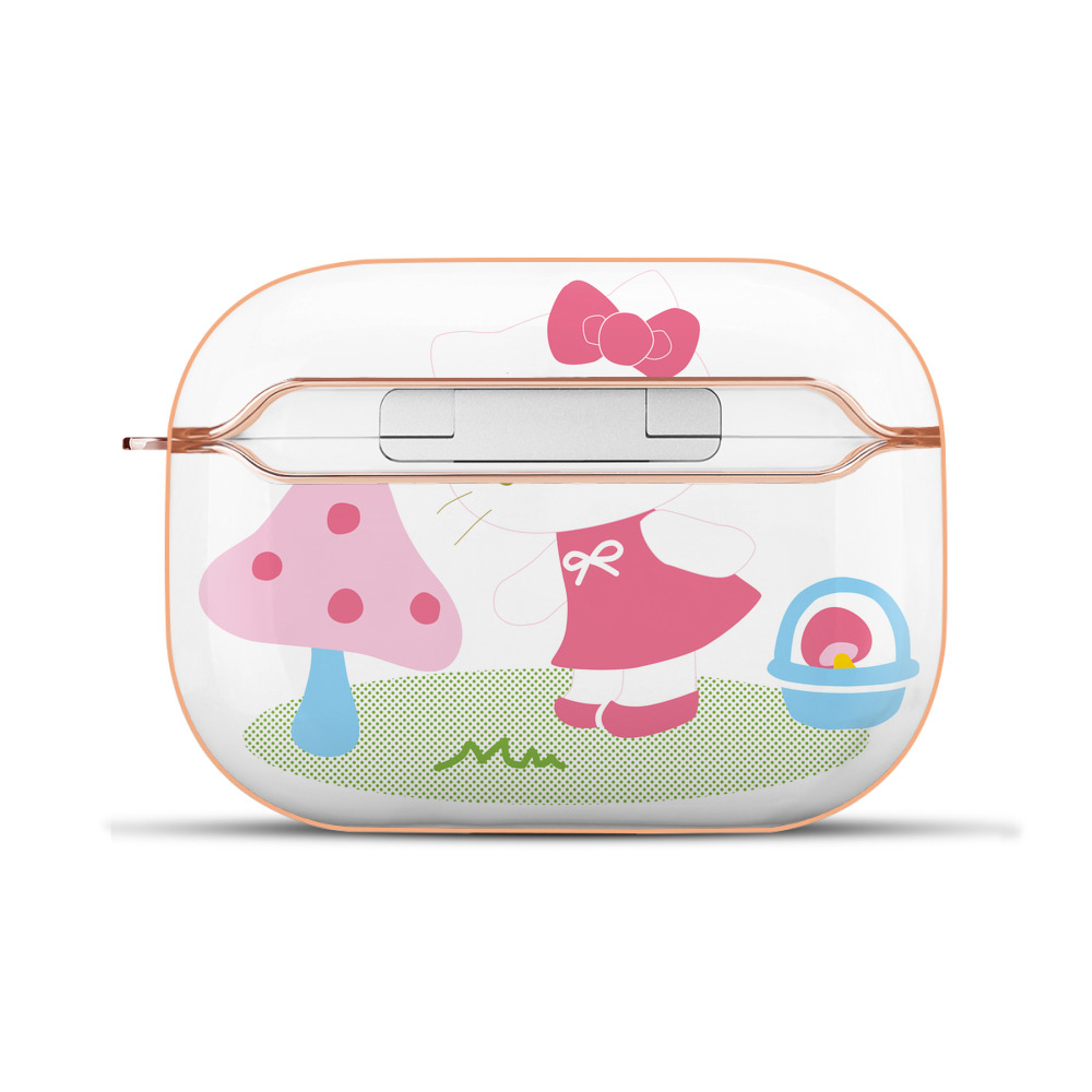 （画像用） Hello Kitty ハローキティ 【AirPods Pro用】ハードシェル保護ケース｜耐衝撃・防指紋・カラビナ付き商品仕様