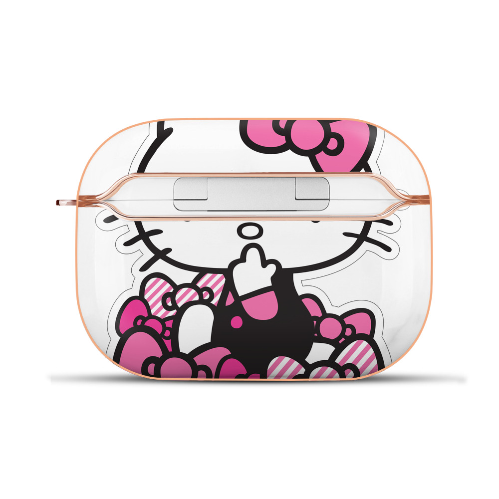 （画像用） Hello Kitty ハローキティ 【AirPods Pro用】ハードシェル保護ケース｜耐衝撃・防指紋・カラビナ付き商品仕様