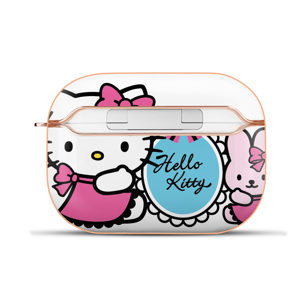 （画像用） Hello Kitty ハローキティ 【AirPods Pro用】ハードシェル保護ケース｜耐衝撃・防指紋・カラビナ付き商品仕様