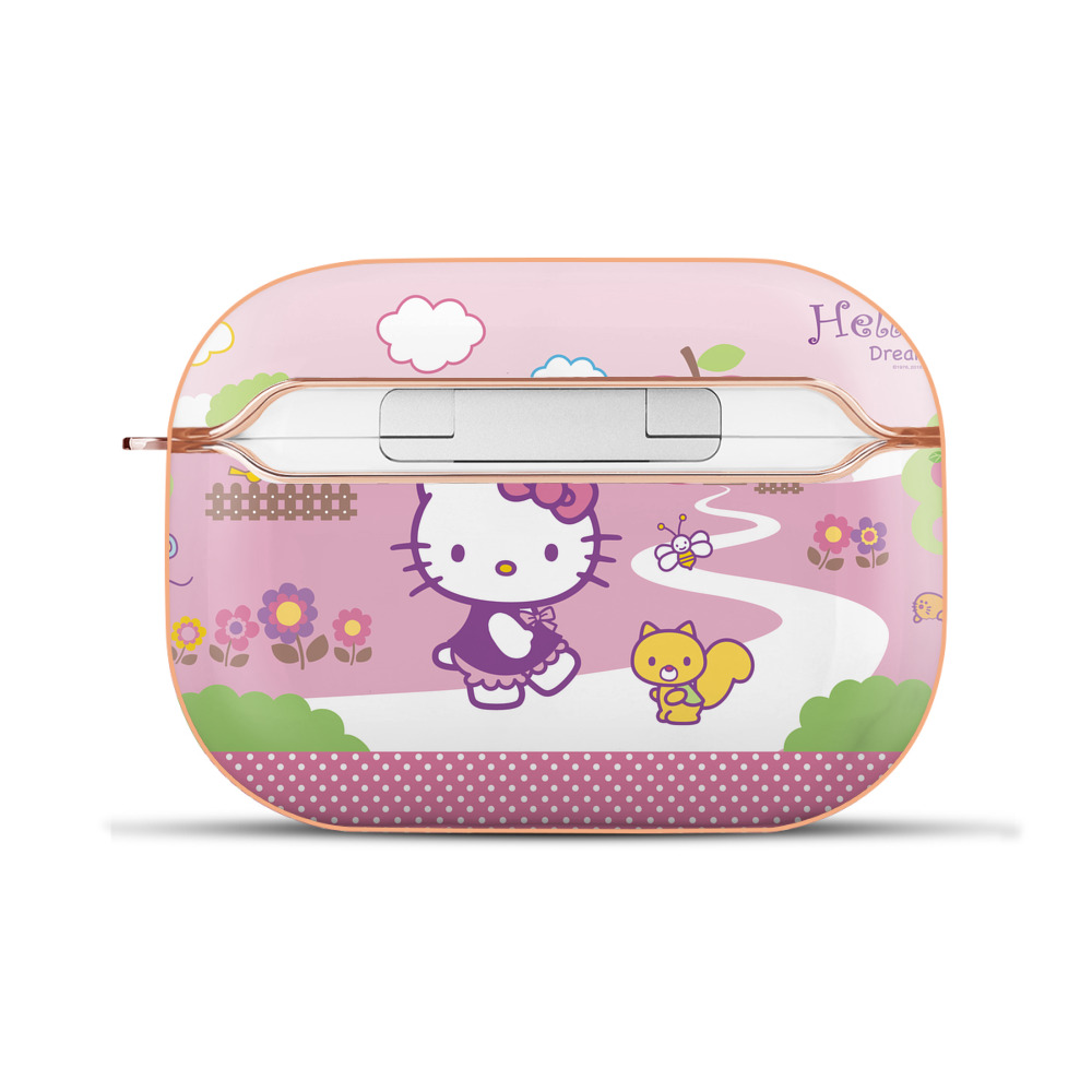 （画像用） Hello Kitty ハローキティ 【AirPods Pro用】ハードシェル保護ケース｜耐衝撃・防指紋・カラビナ付き商品仕様