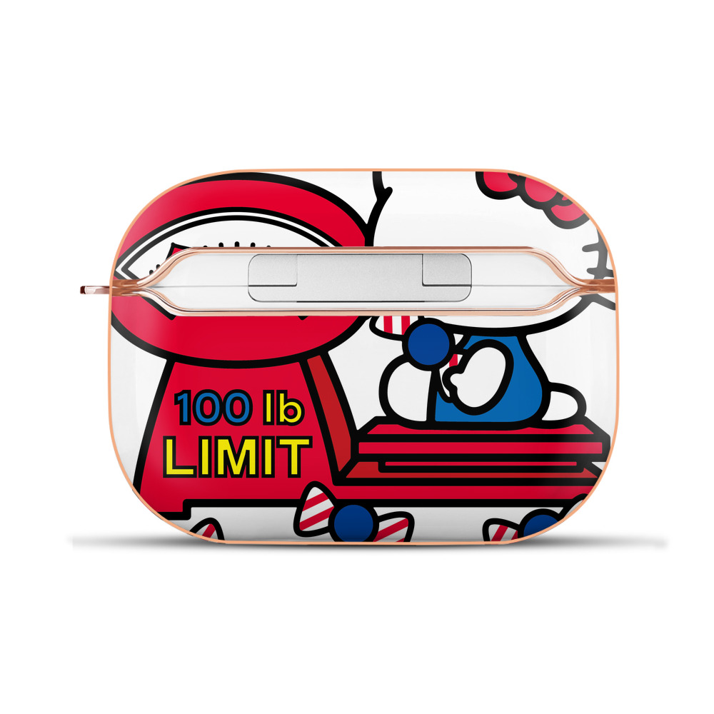 （画像用） Hello Kitty ハローキティ 【AirPods Pro用】ハードシェル保護ケース｜耐衝撃・防指紋・カラビナ付き商品仕様