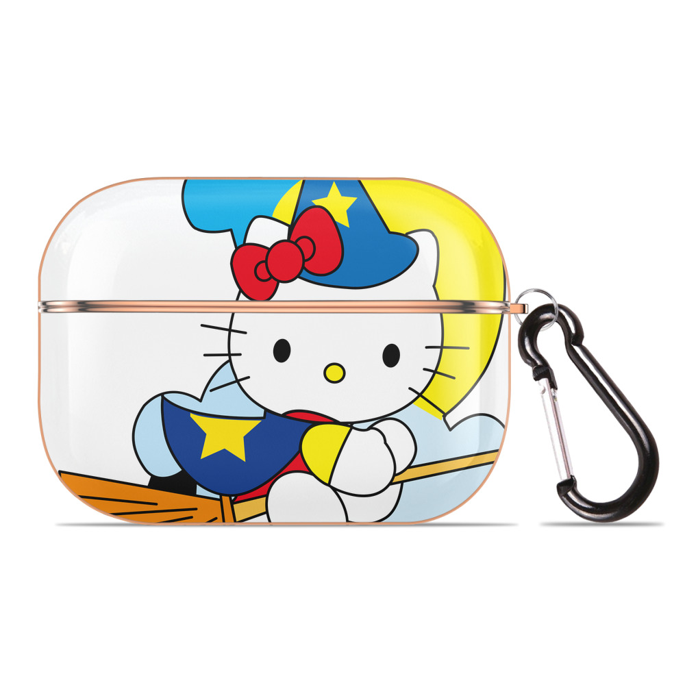 （画像用） Hello Kitty ハローキティ 【AirPods Pro用】ハードシェル保護ケース｜耐衝撃・防指紋・カラビナ付き商品仕様