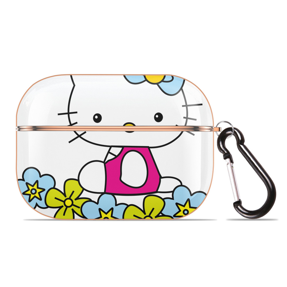 （画像用） Hello Kitty ハローキティ 【AirPods Pro用】ハードシェル保護ケース｜耐衝撃・防指紋・カラビナ付き商品仕様