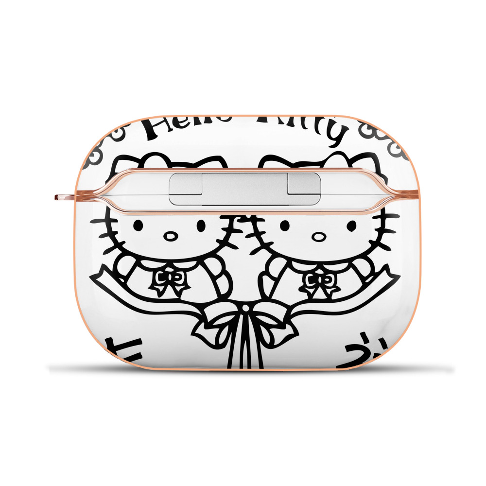 （画像用） Hello Kitty ハローキティ 【AirPods Pro用】ハードシェル保護ケース｜耐衝撃・防指紋・カラビナ付き商品仕様