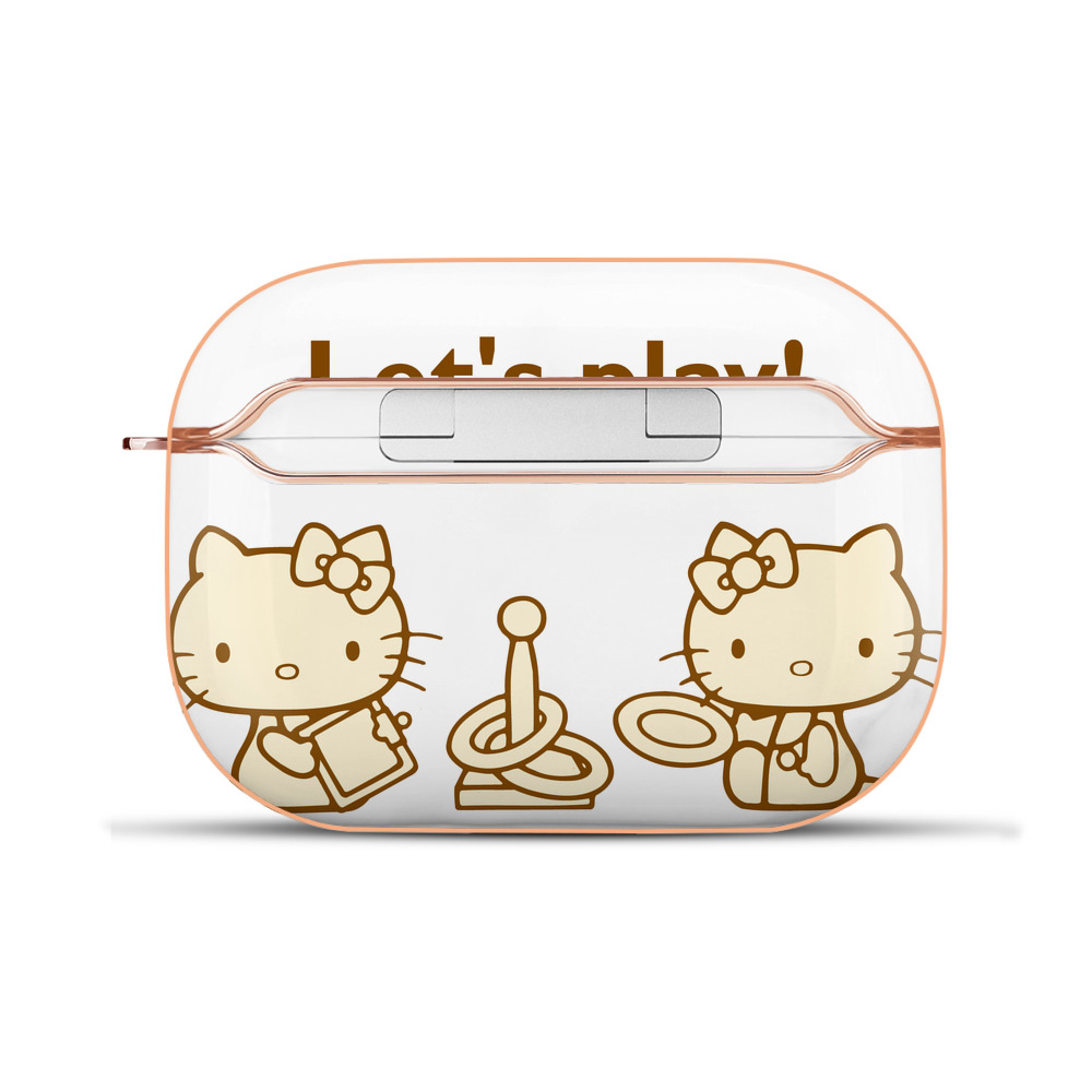 （画像用） Hello Kitty ハローキティ 【AirPods Pro用】ハードシェル保護ケース｜耐衝撃・防指紋・カラビナ付き商品仕様