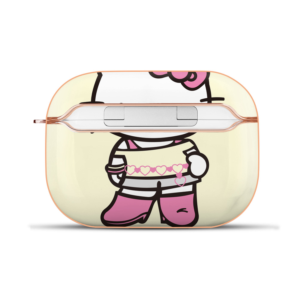 （画像用） Hello Kitty ハローキティ 【AirPods Pro用】ハードシェル保護ケース｜耐衝撃・防指紋・カラビナ付き商品仕様