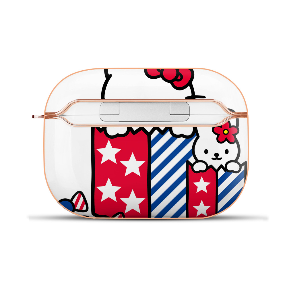 （画像用） Hello Kitty ハローキティ 【AirPods Pro用】ハードシェル保護ケース｜耐衝撃・防指紋・カラビナ付き商品仕様