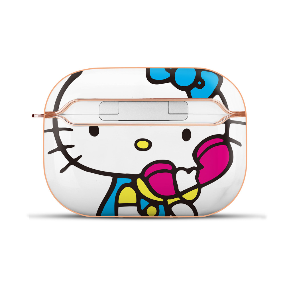 （画像用） Hello Kitty ハローキティ 【AirPods Pro用】ハードシェル保護ケース｜耐衝撃・防指紋・カラビナ付き商品仕様