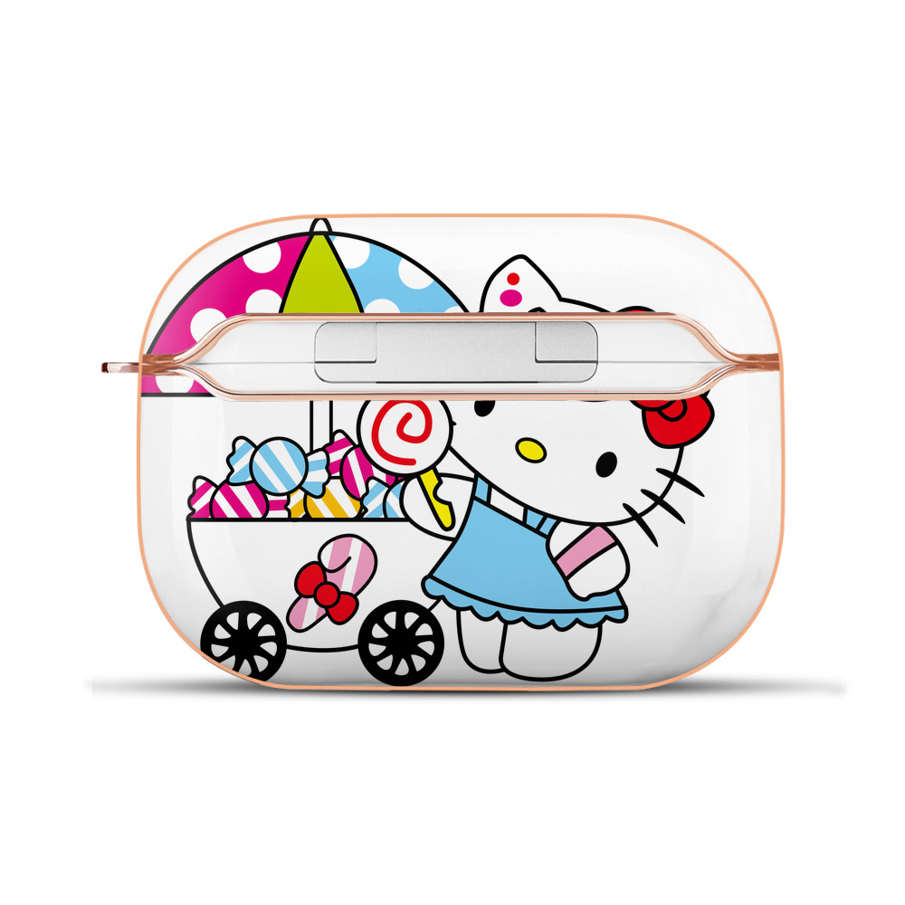 （画像用） Hello Kitty ハローキティ 【AirPods Pro用】ハードシェル保護ケース｜耐衝撃・防指紋・カラビナ付き商品仕様
