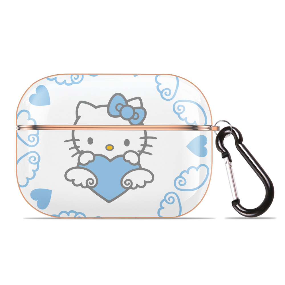 （画像用） Hello Kitty ハローキティ 【AirPods Pro用】ハードシェル保護ケース｜耐衝撃・防指紋・カラビナ付き商品仕様