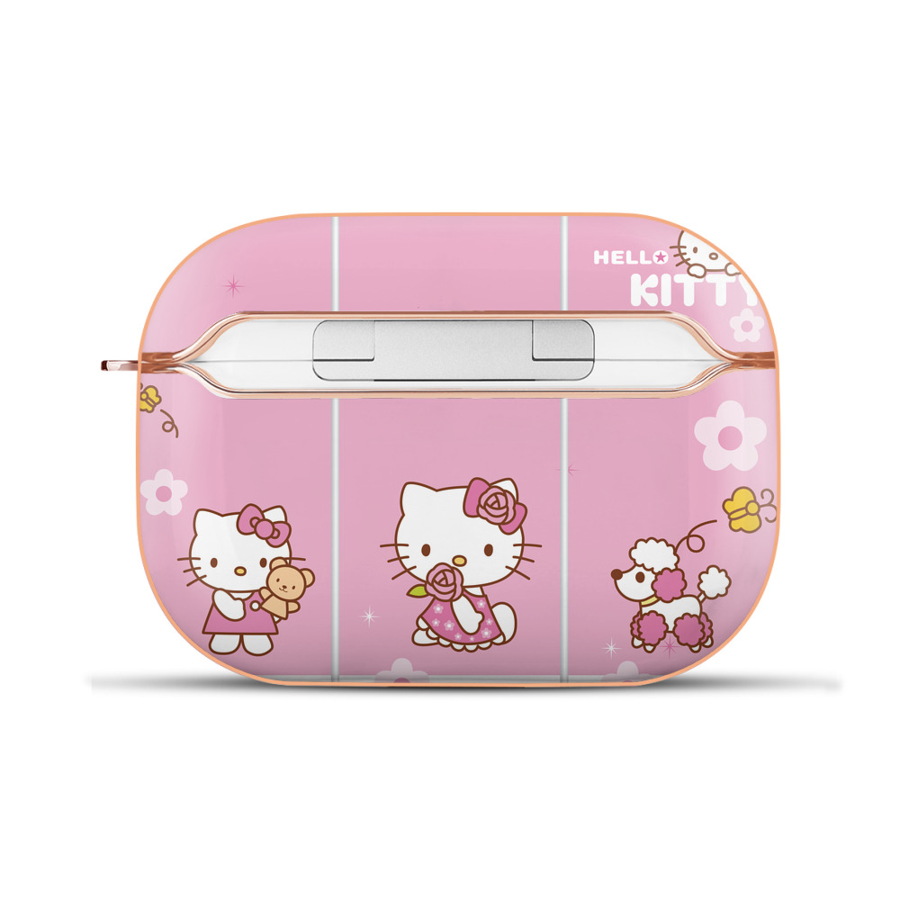 （画像用） Hello Kitty ハローキティ 【AirPods Pro用】ハードシェル保護ケース｜耐衝撃・防指紋・カラビナ付き商品仕様