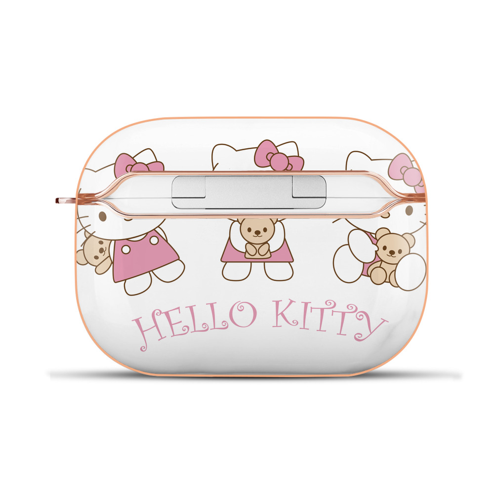 （画像用） Hello Kitty ハローキティ 【AirPods Pro用】ハードシェル保護ケース｜耐衝撃・防指紋・カラビナ付き商品仕様