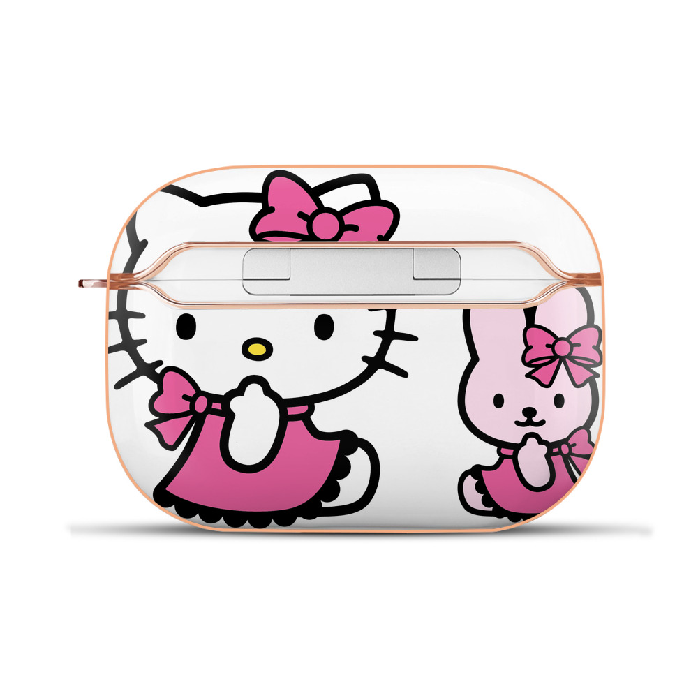 （画像用） Hello Kitty ハローキティ 【AirPods Pro用】ハードシェル保護ケース｜耐衝撃・防指紋・カラビナ付き商品仕様