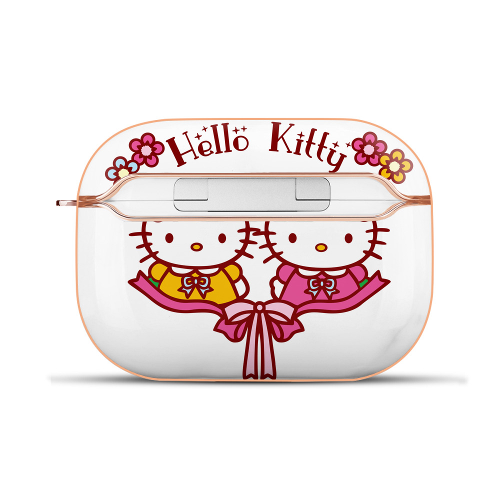 （画像用） Hello Kitty ハローキティ 【AirPods Pro用】ハードシェル保護ケース｜耐衝撃・防指紋・カラビナ付き商品仕様