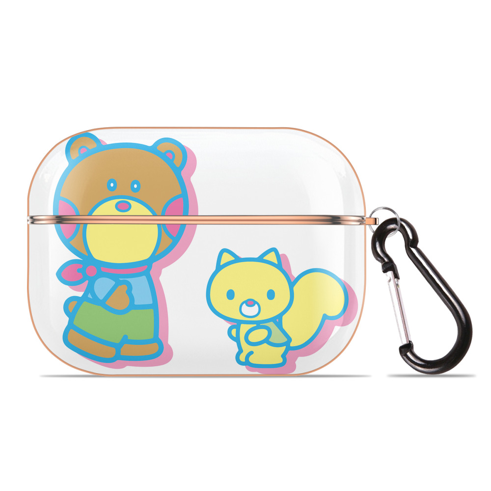 （画像用） Hello Kitty ハローキティ 【AirPods Pro用】ハードシェル保護ケース｜耐衝撃・防指紋・カラビナ付き商品仕様