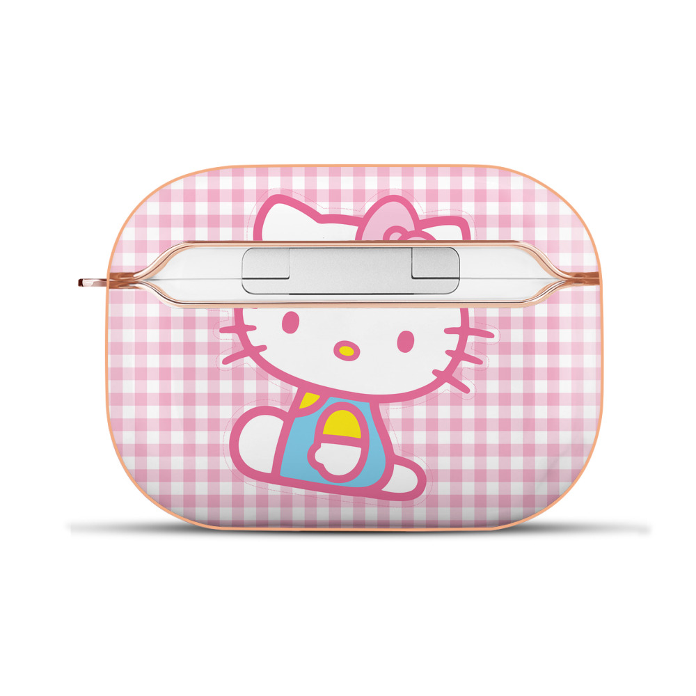 （画像用） Hello Kitty ハローキティ 【AirPods Pro用】ハードシェル保護ケース｜耐衝撃・防指紋・カラビナ付き商品仕様