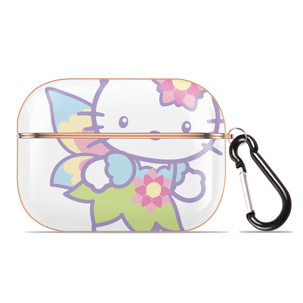 （画像用） Hello Kitty ハローキティ 【AirPods Pro用】ハードシェル保護ケース｜耐衝撃・防指紋・カラビナ付き商品仕様
