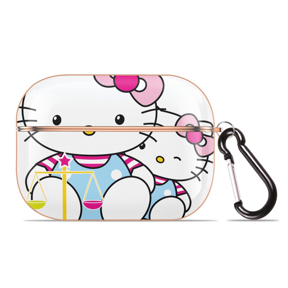 （画像用） Hello Kitty ハローキティ 【AirPods Pro用】ハードシェル保護ケース｜耐衝撃・防指紋・カラビナ付き商品仕様