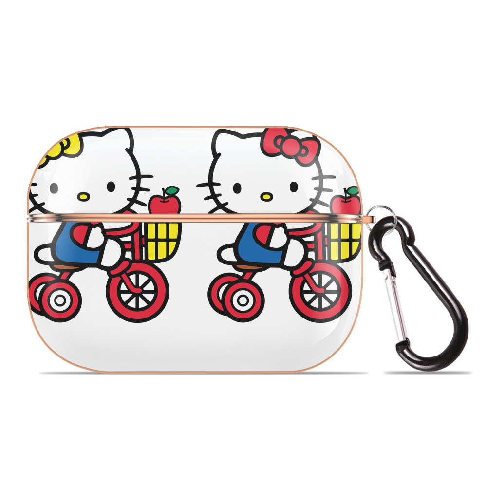 （画像用） Hello Kitty ハローキティ 【AirPods Pro用】ハードシェル保護ケース｜耐衝撃・防指紋・カラビナ付き商品仕様