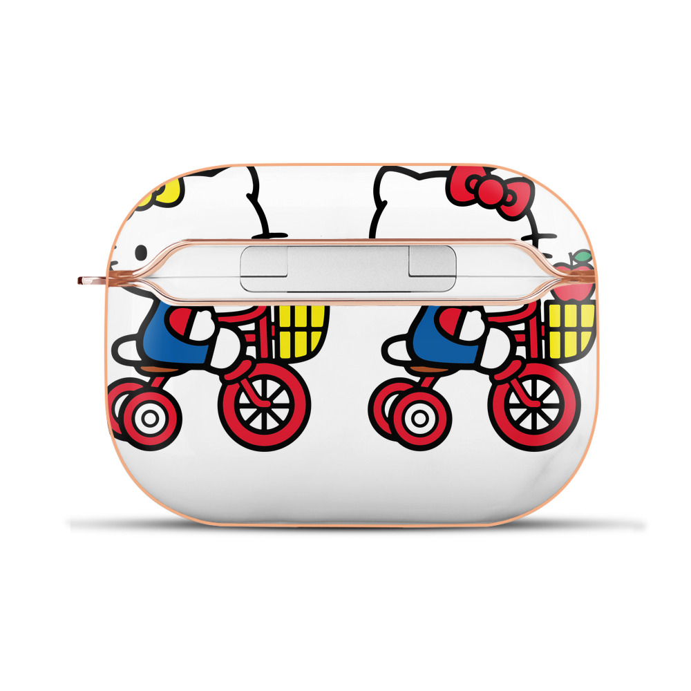 （画像用） Hello Kitty ハローキティ 【AirPods Pro用】ハードシェル保護ケース｜耐衝撃・防指紋・カラビナ付き商品仕様