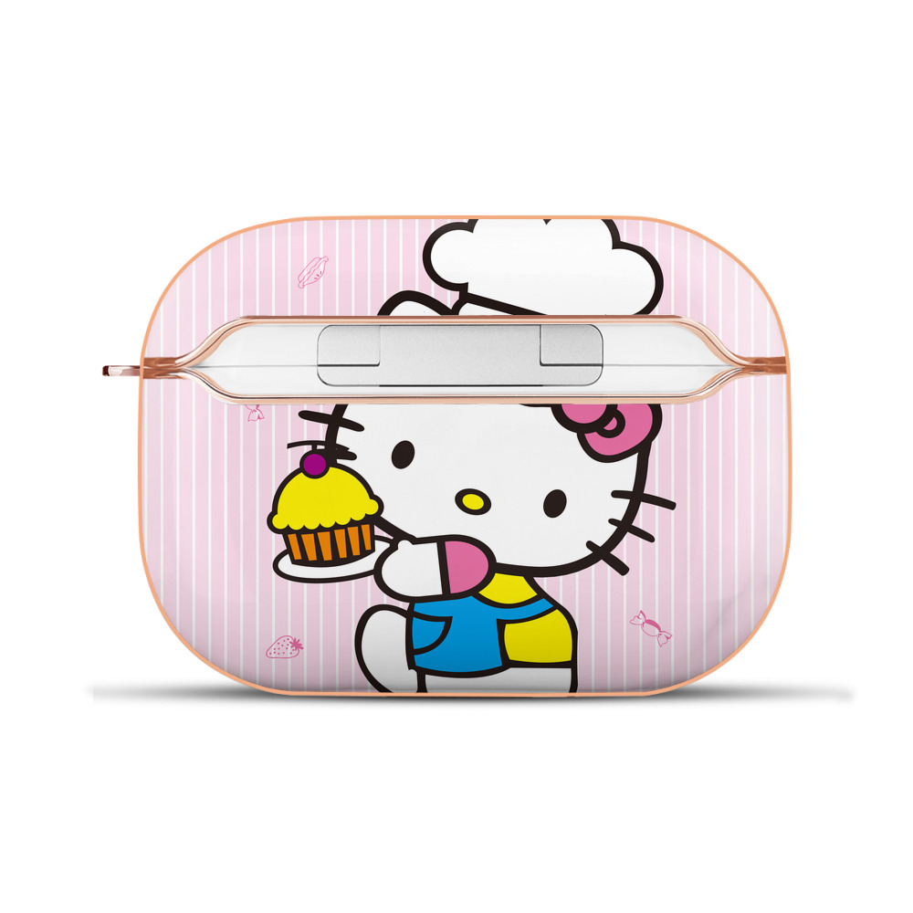 （画像用） Hello Kitty ハローキティ 【AirPods Pro用】ハードシェル保護ケース｜耐衝撃・防指紋・カラビナ付き商品仕様