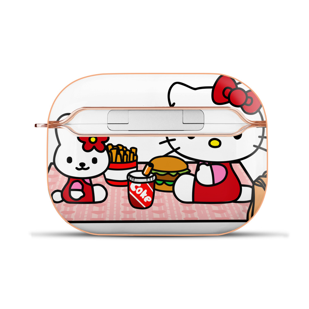 （画像用） Hello Kitty ハローキティ 【AirPods Pro用】ハードシェル保護ケース｜耐衝撃・防指紋・カラビナ付き商品仕様