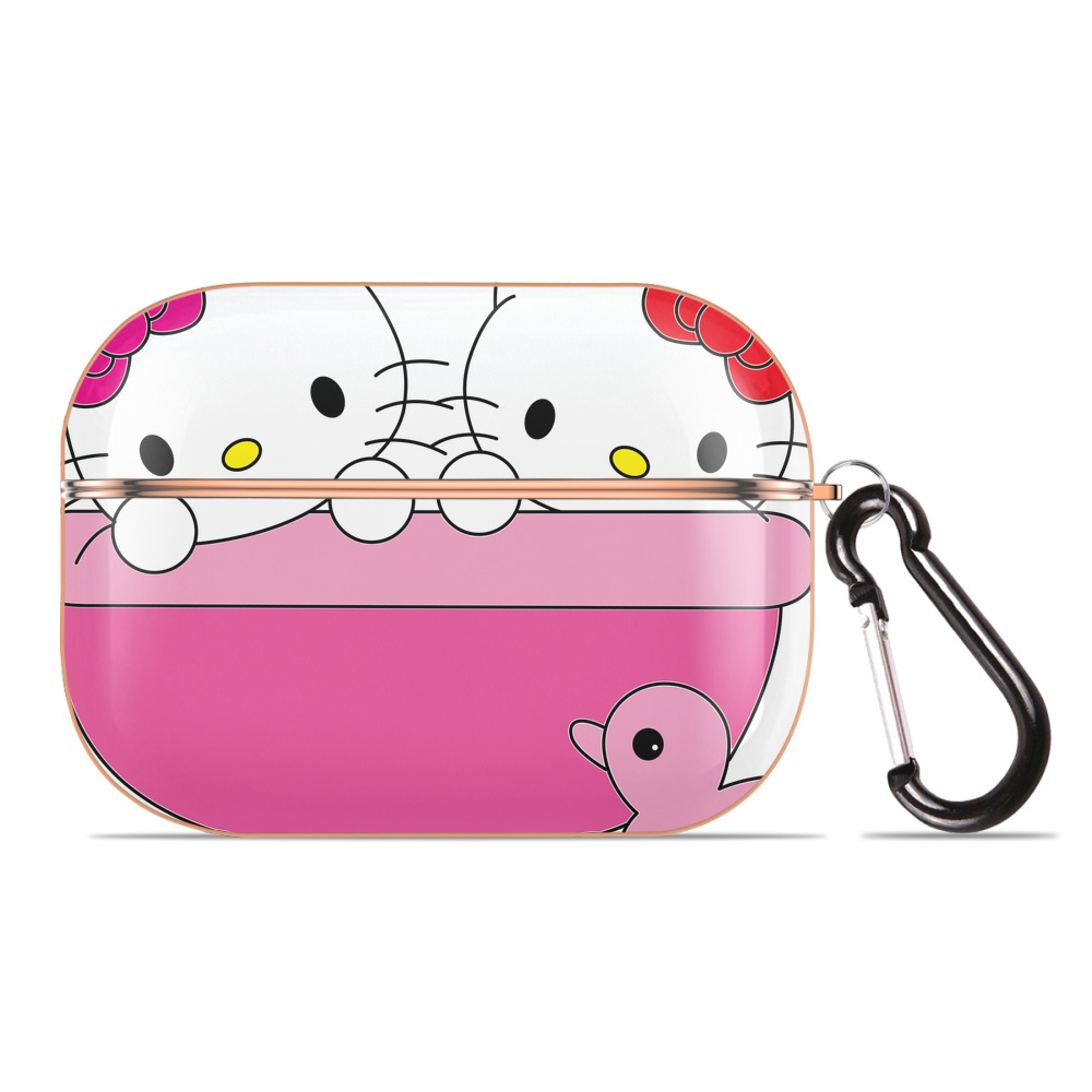（画像用） Hello Kitty ハローキティ 【AirPods Pro用】ハードシェル保護ケース｜耐衝撃・防指紋・カラビナ付き商品仕様