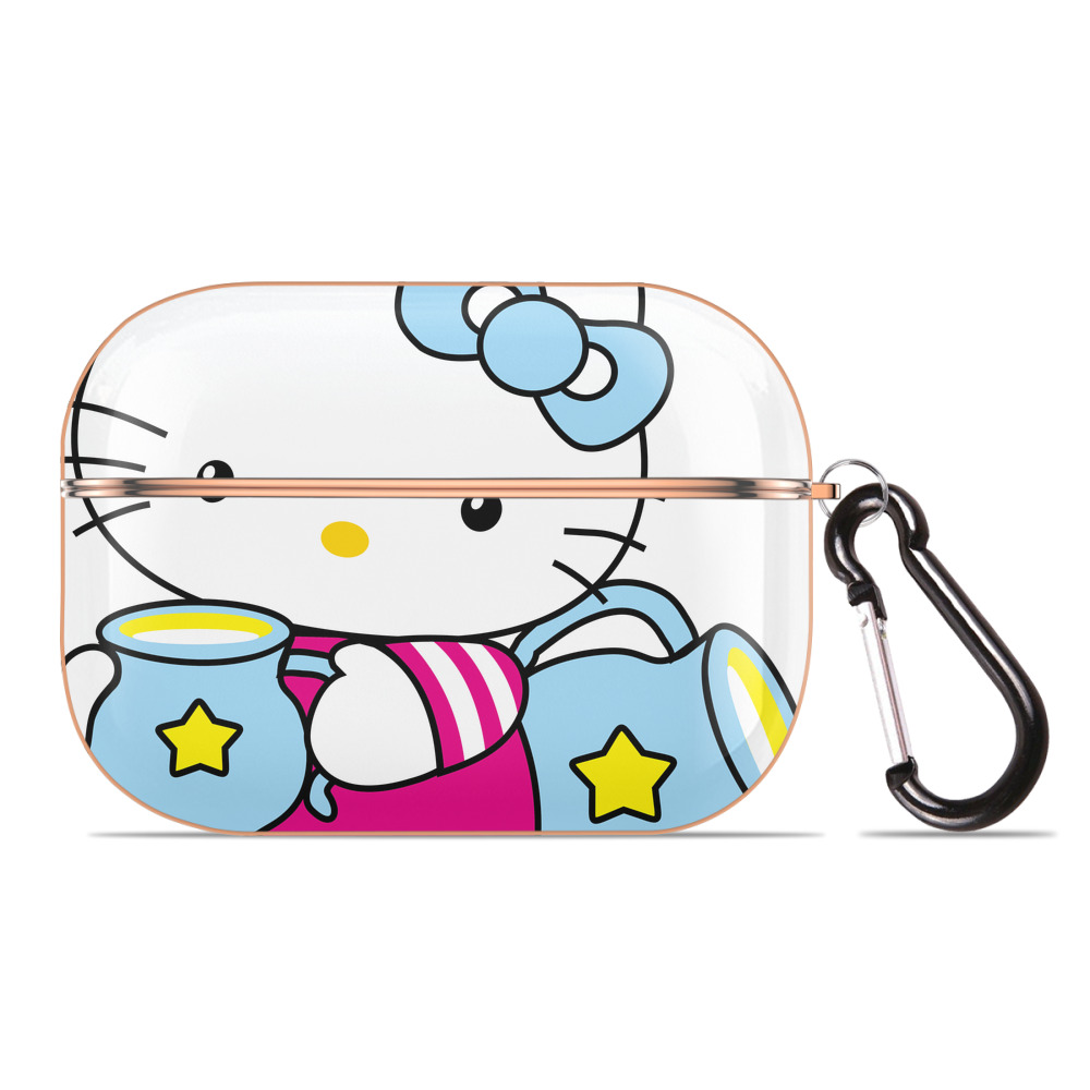 （画像用） Hello Kitty ハローキティ 【AirPods Pro用】ハードシェル保護ケース｜耐衝撃・防指紋・カラビナ付き商品仕様