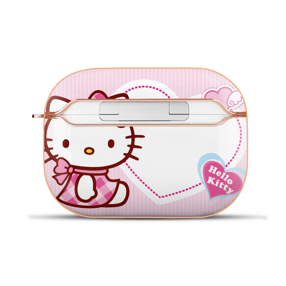（画像用） Hello Kitty ハローキティ 【AirPods Pro用】ハードシェル保護ケース｜耐衝撃・防指紋・カラビナ付き商品仕様