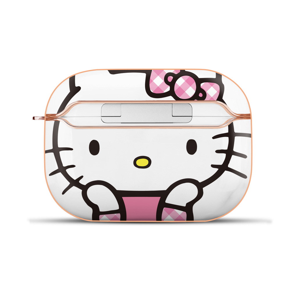 （画像用） Hello Kitty ハローキティ 【AirPods Pro用】ハードシェル保護ケース｜耐衝撃・防指紋・カラビナ付き商品仕様