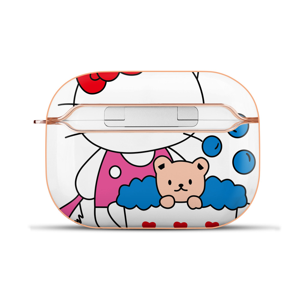 （画像用） Hello Kitty ハローキティ 【AirPods Pro用】ハードシェル保護ケース｜耐衝撃・防指紋・カラビナ付き商品仕様