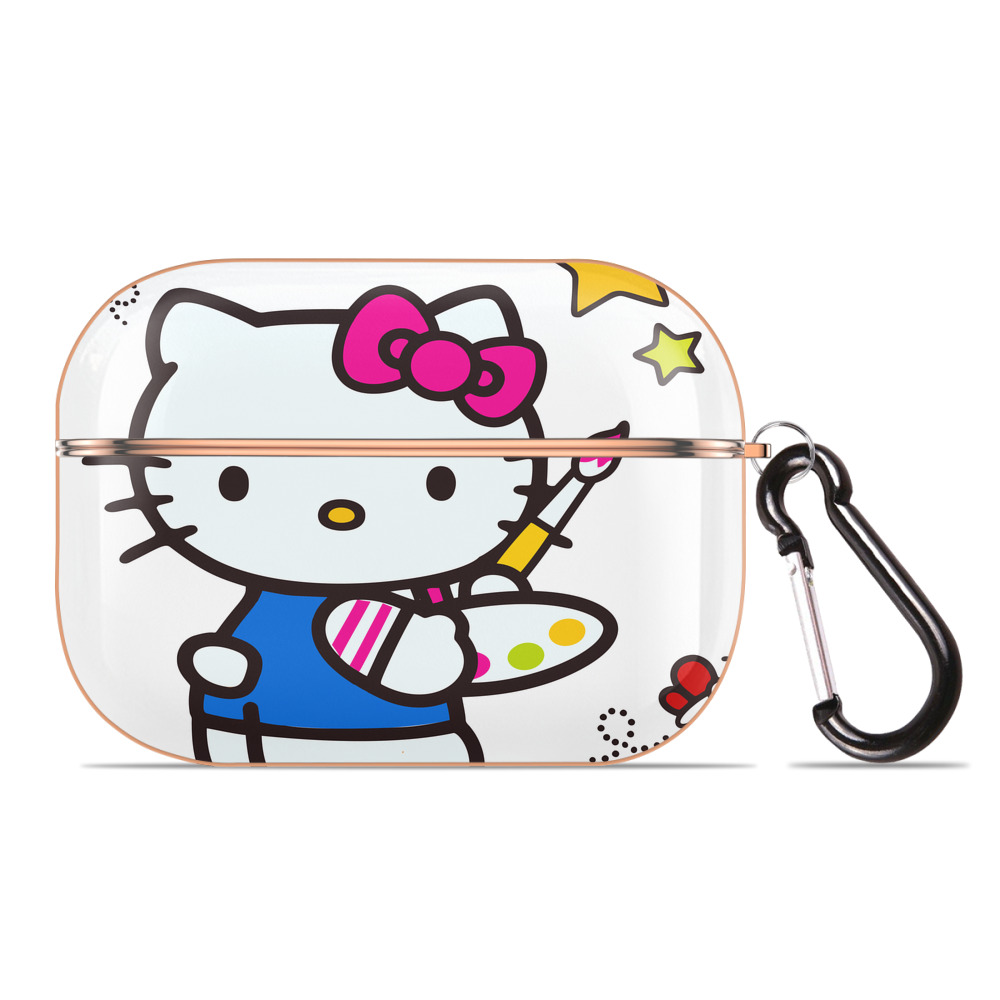 （画像用） Hello Kitty ハローキティ 【AirPods Pro用】ハードシェル保護ケース｜耐衝撃・防指紋・カラビナ付き商品仕様