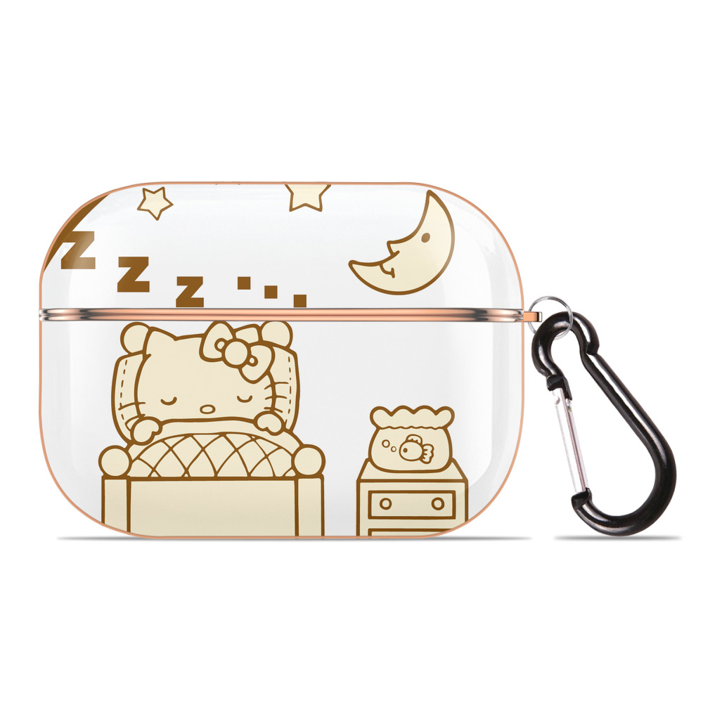 （画像用） Hello Kitty ハローキティ 【AirPods Pro用】ハードシェル保護ケース｜耐衝撃・防指紋・カラビナ付き商品仕様