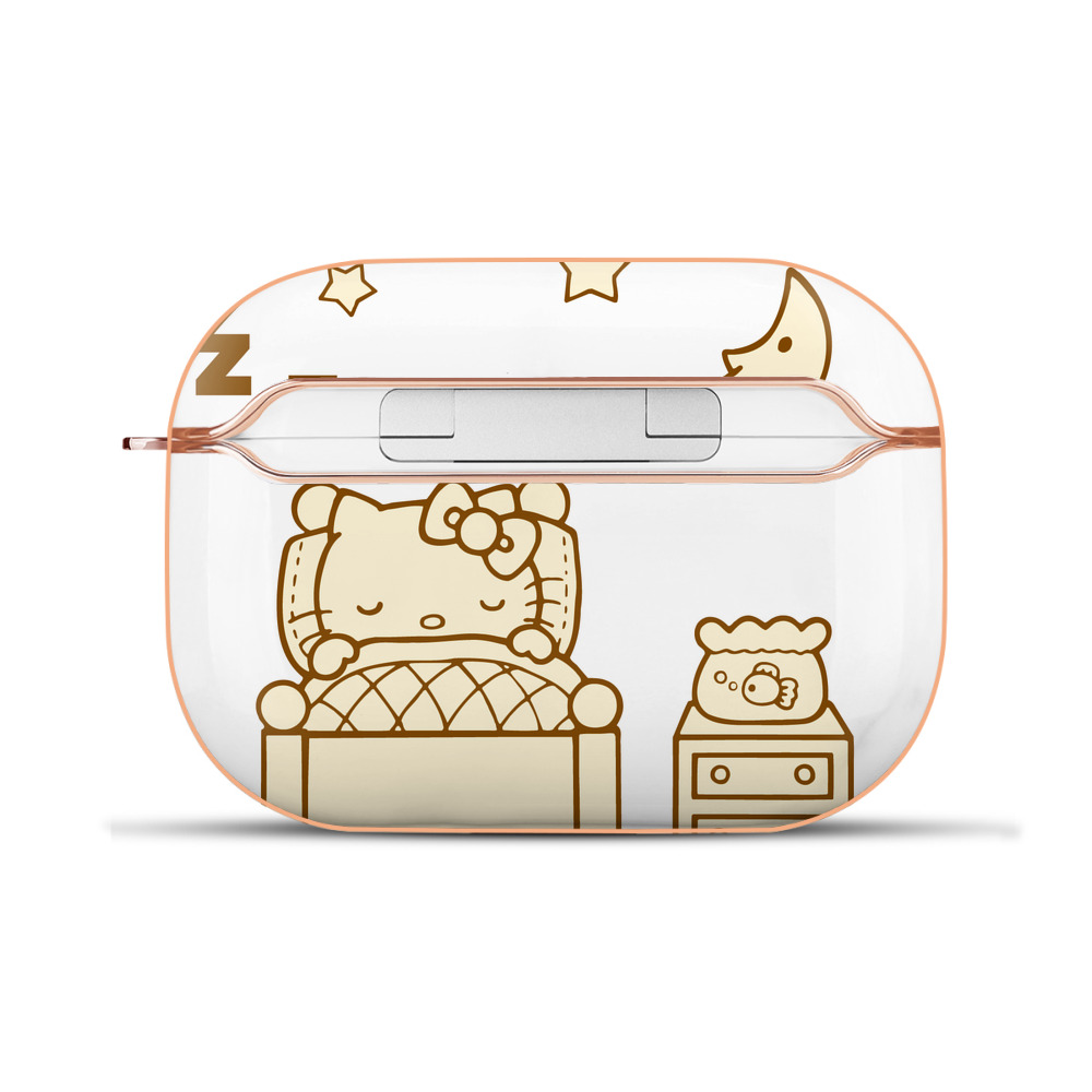 （画像用） Hello Kitty ハローキティ 【AirPods Pro用】ハードシェル保護ケース｜耐衝撃・防指紋・カラビナ付き商品仕様