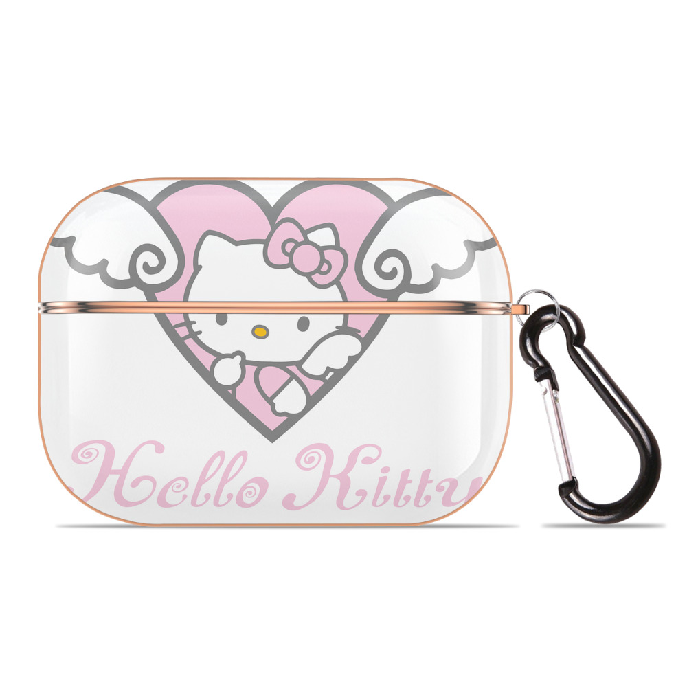 （画像用） Hello Kitty ハローキティ 【AirPods Pro用】ハードシェル保護ケース｜耐衝撃・防指紋・カラビナ付き商品仕様
