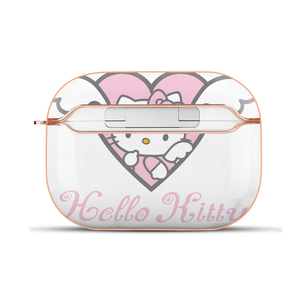 （画像用） Hello Kitty ハローキティ 【AirPods Pro用】ハードシェル保護ケース｜耐衝撃・防指紋・カラビナ付き商品仕様