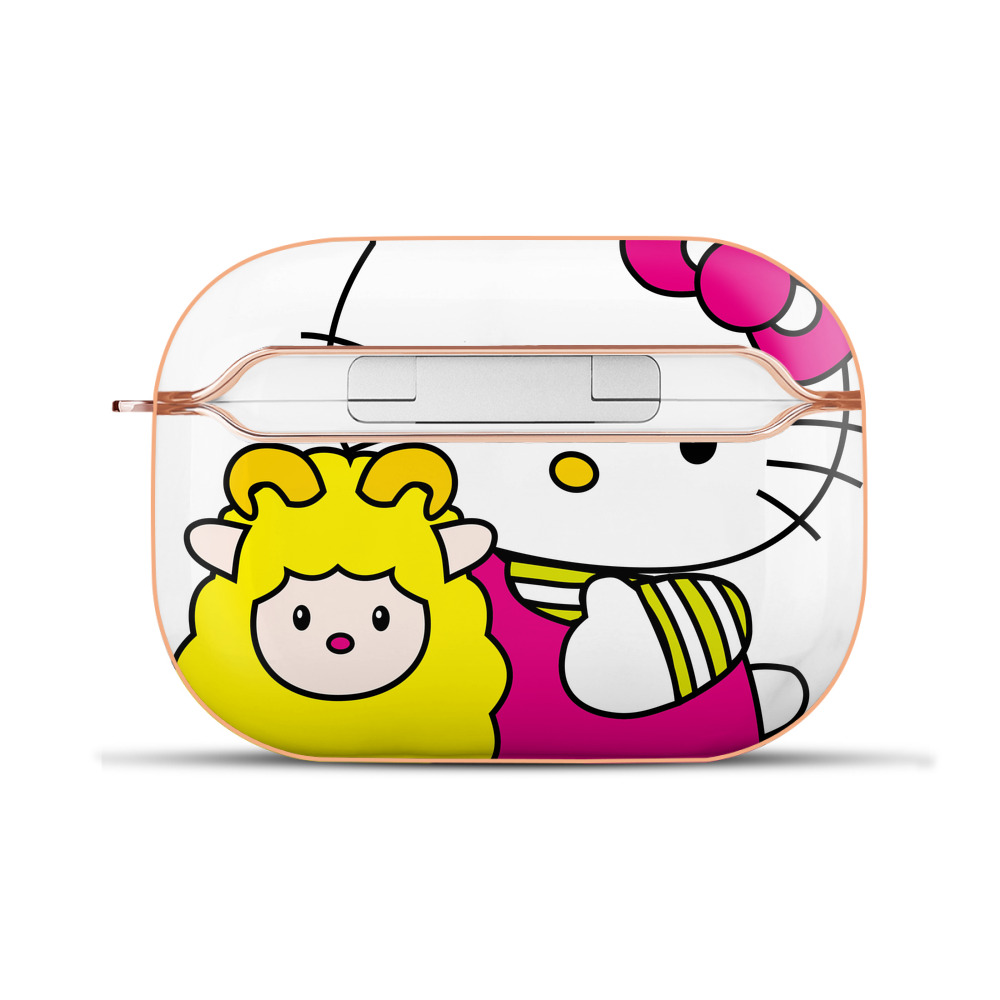 （画像用） Hello Kitty ハローキティ 【AirPods Pro用】ハードシェル保護ケース｜耐衝撃・防指紋・カラビナ付き商品仕様