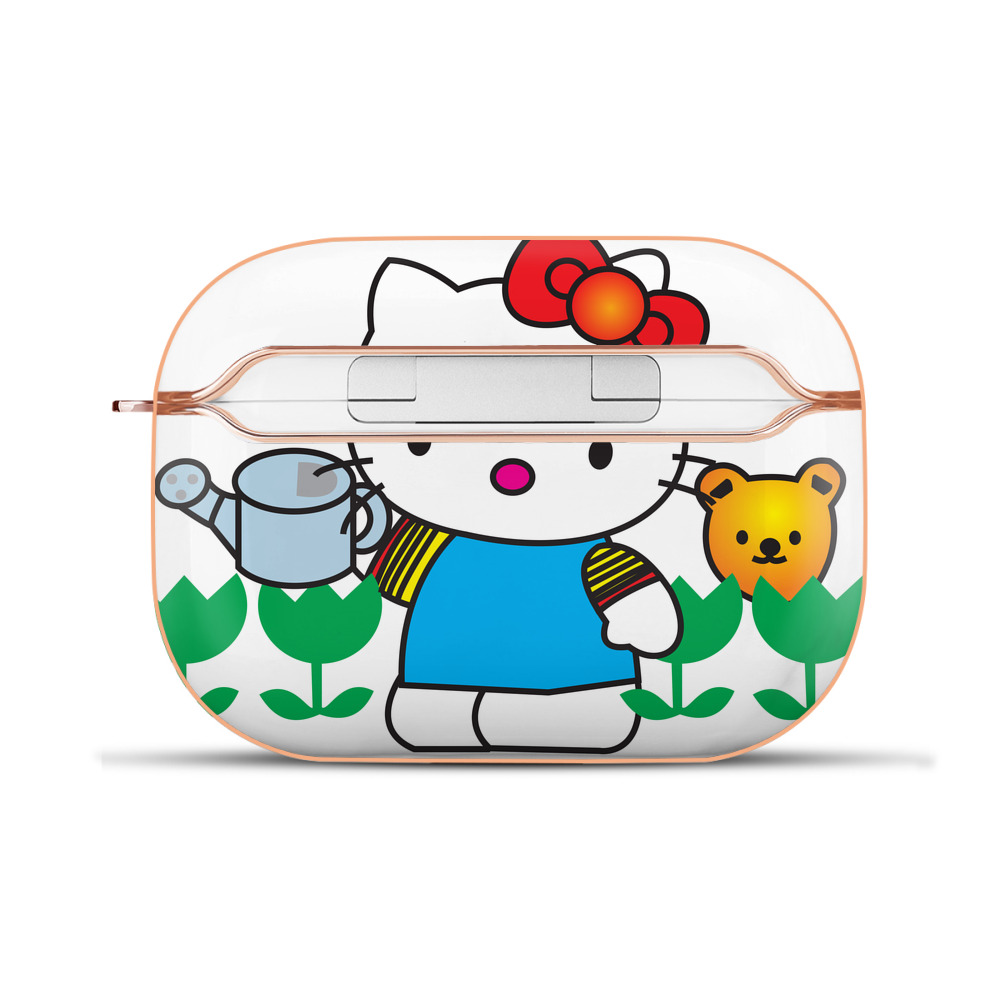 （画像用） Hello Kitty ハローキティ 【AirPods Pro用】ハードシェル保護ケース｜耐衝撃・防指紋・カラビナ付き商品仕様