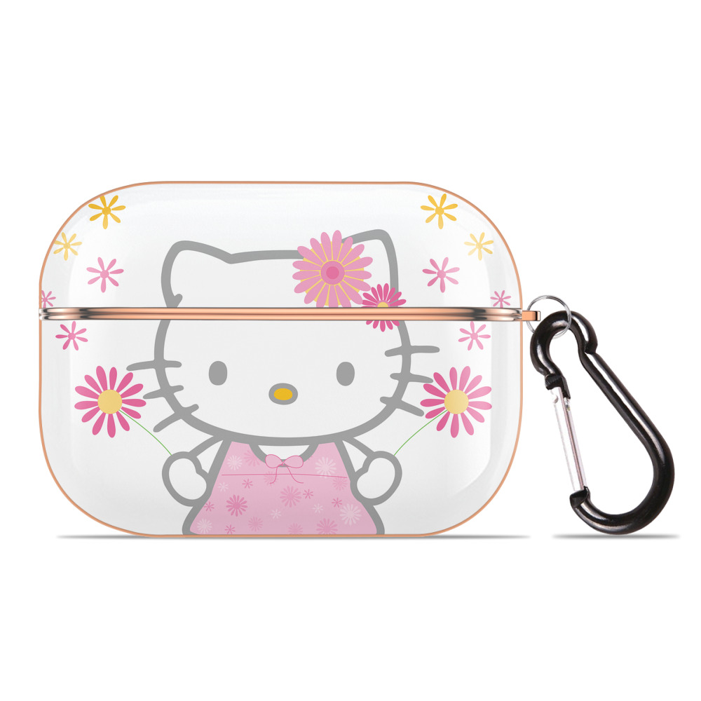 （画像用） Hello Kitty ハローキティ 【AirPods Pro用】ハードシェル保護ケース｜耐衝撃・防指紋・カラビナ付き商品仕様