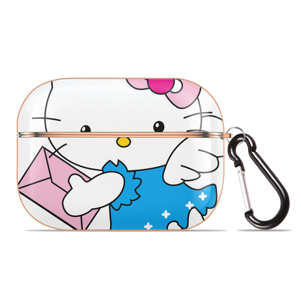 （画像用） Hello Kitty ハローキティ 【AirPods Pro用】ハードシェル保護ケース｜耐衝撃・防指紋・カラビナ付き商品仕様