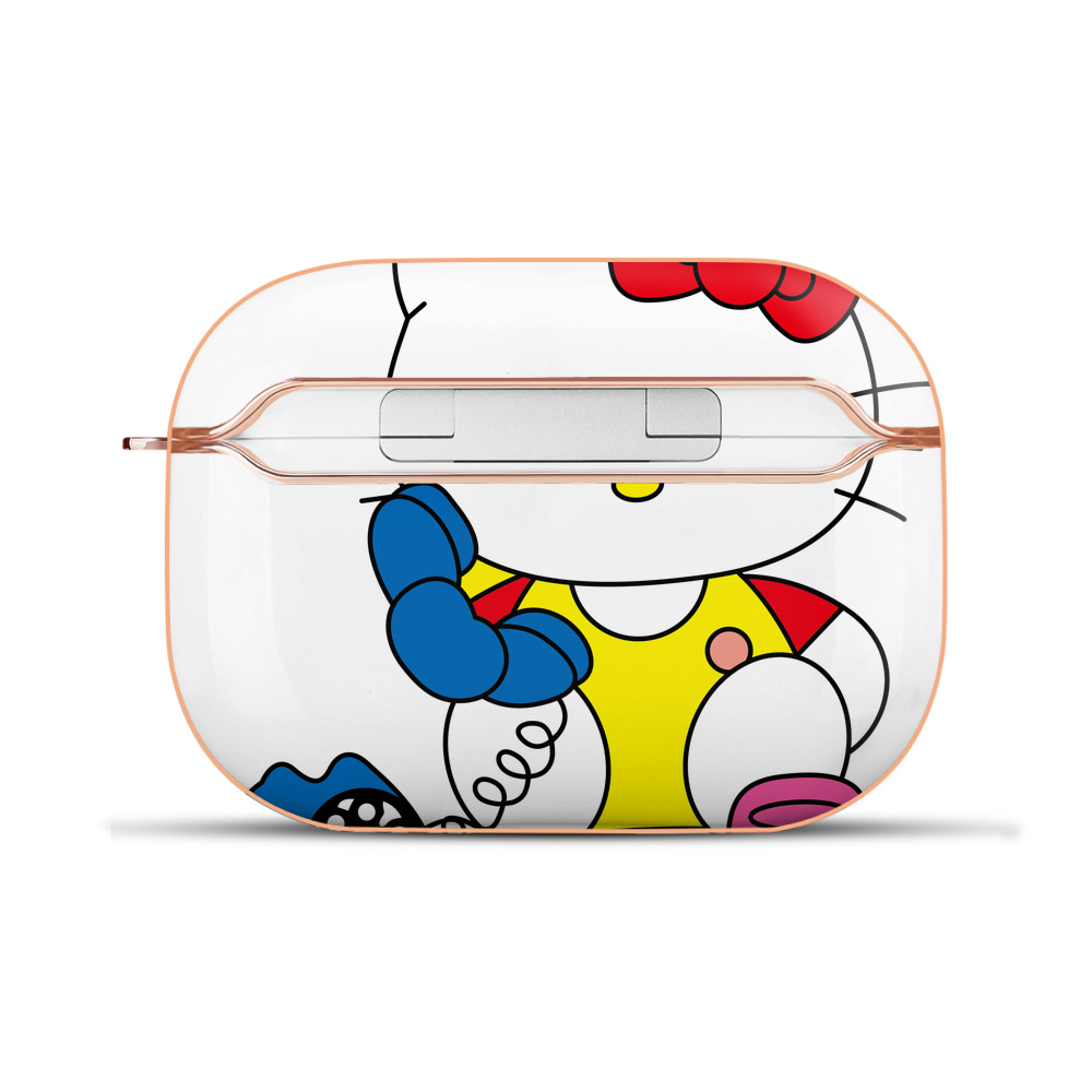 （画像用） Hello Kitty ハローキティ 【AirPods Pro用】ハードシェル保護ケース｜耐衝撃・防指紋・カラビナ付き商品仕様
