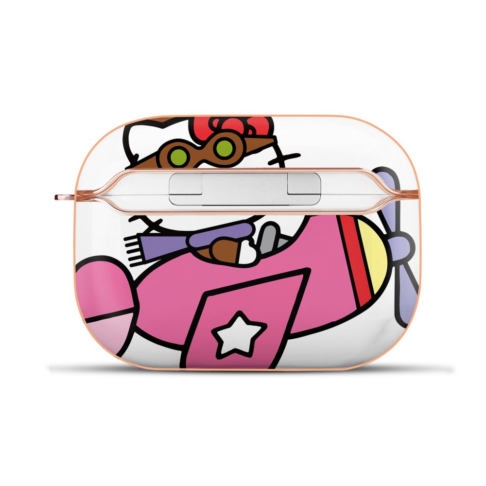 （画像用） Hello Kitty ハローキティ 【AirPods Pro用】ハードシェル保護ケース｜耐衝撃・防指紋・カラビナ付き商品仕様