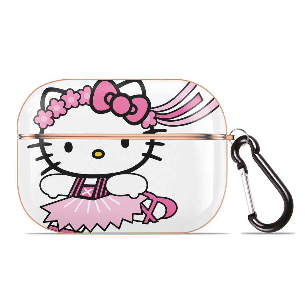 （画像用） Hello Kitty ハローキティ 【AirPods Pro用】ハードシェル保護ケース｜耐衝撃・防指紋・カラビナ付き商品仕様