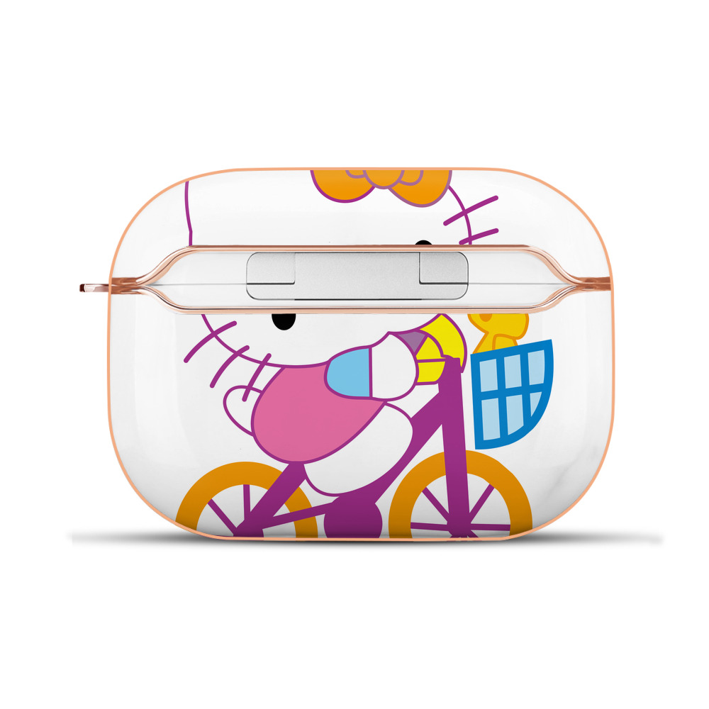 （画像用） Hello Kitty ハローキティ 【AirPods Pro用】ハードシェル保護ケース｜耐衝撃・防指紋・カラビナ付き商品仕様