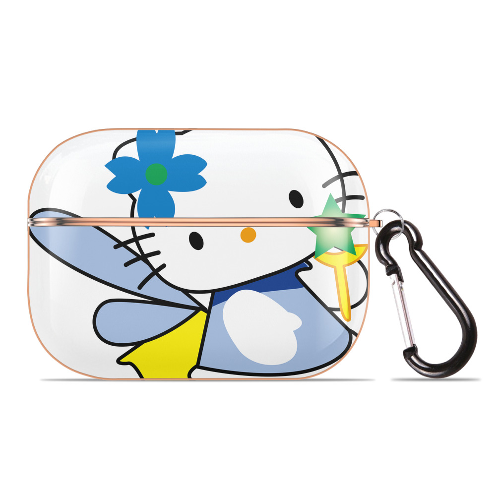 （画像用） Hello Kitty ハローキティ 【AirPods Pro用】ハードシェル保護ケース｜耐衝撃・防指紋・カラビナ付き商品仕様