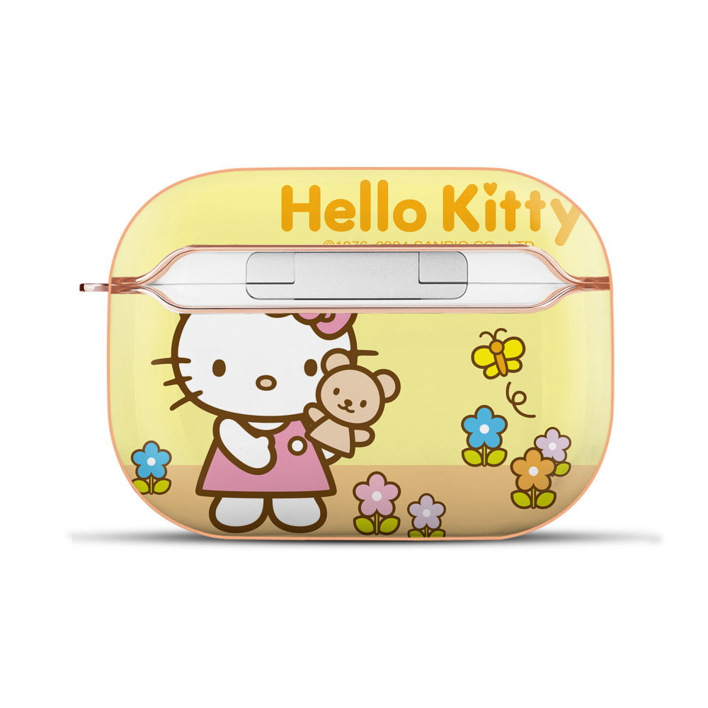 （画像用） Hello Kitty ハローキティ 【AirPods Pro用】ハードシェル保護ケース｜耐衝撃・防指紋・カラビナ付き商品仕様