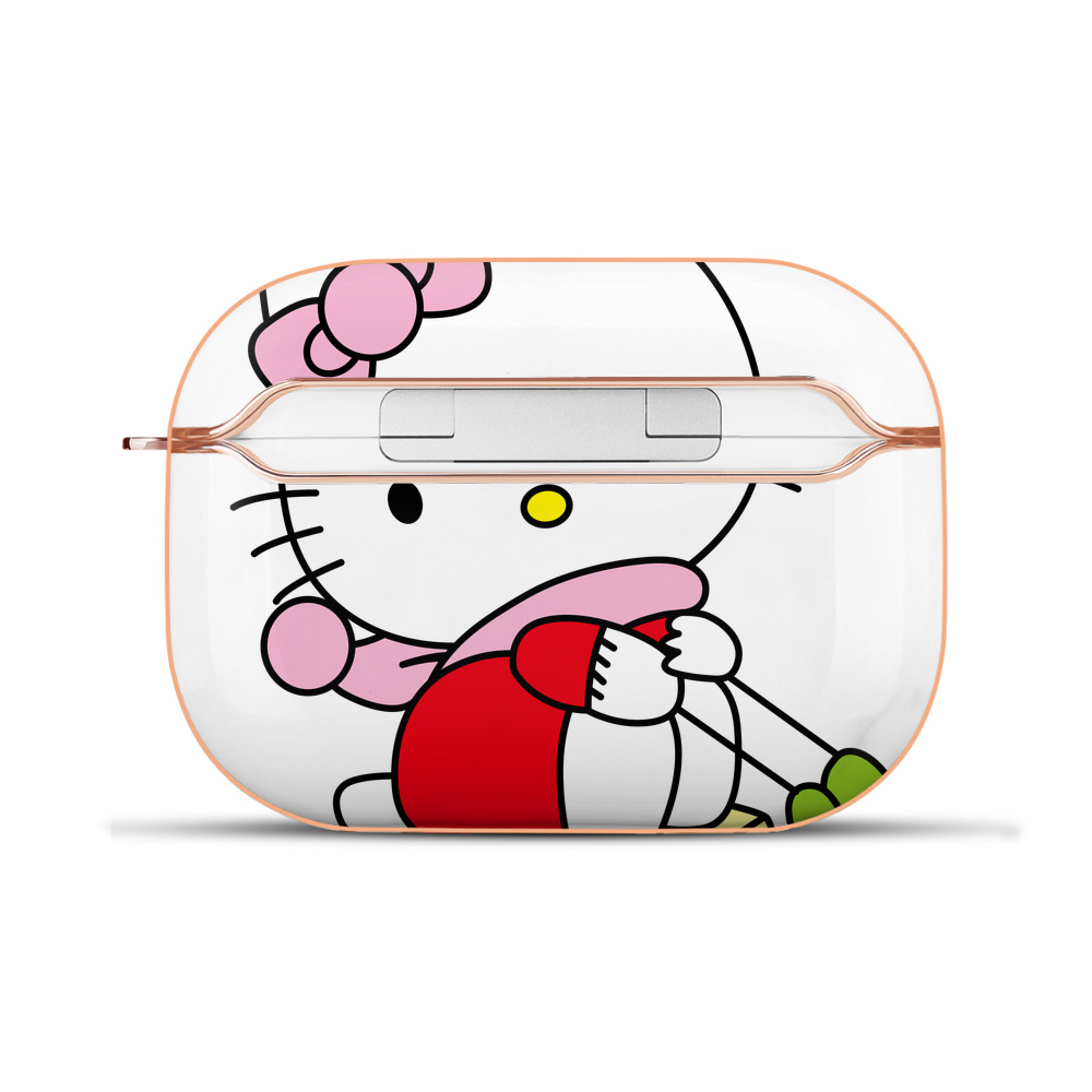（画像用） Hello Kitty ハローキティ 【AirPods Pro用】ハードシェル保護ケース｜耐衝撃・防指紋・カラビナ付き商品仕様