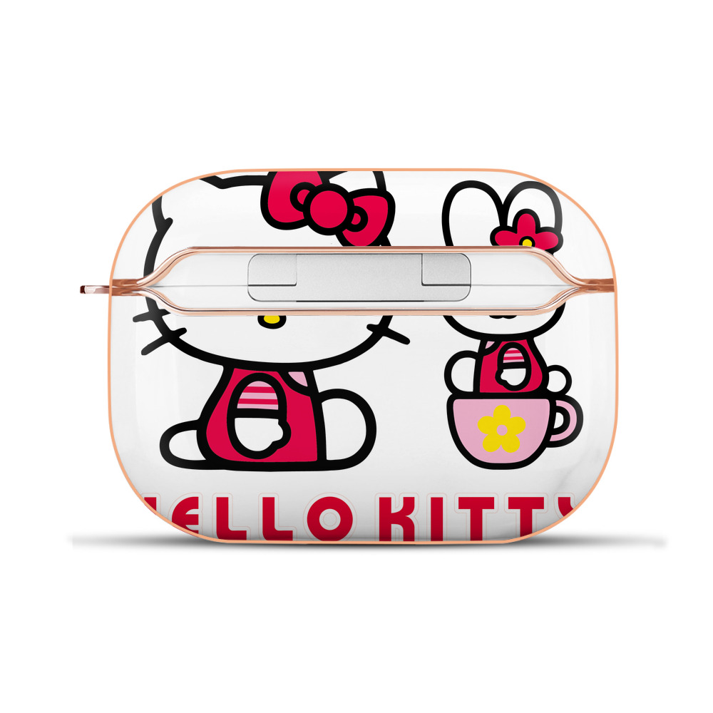 （画像用） Hello Kitty ハローキティ 【AirPods Pro用】ハードシェル保護ケース｜耐衝撃・防指紋・カラビナ付き商品仕様